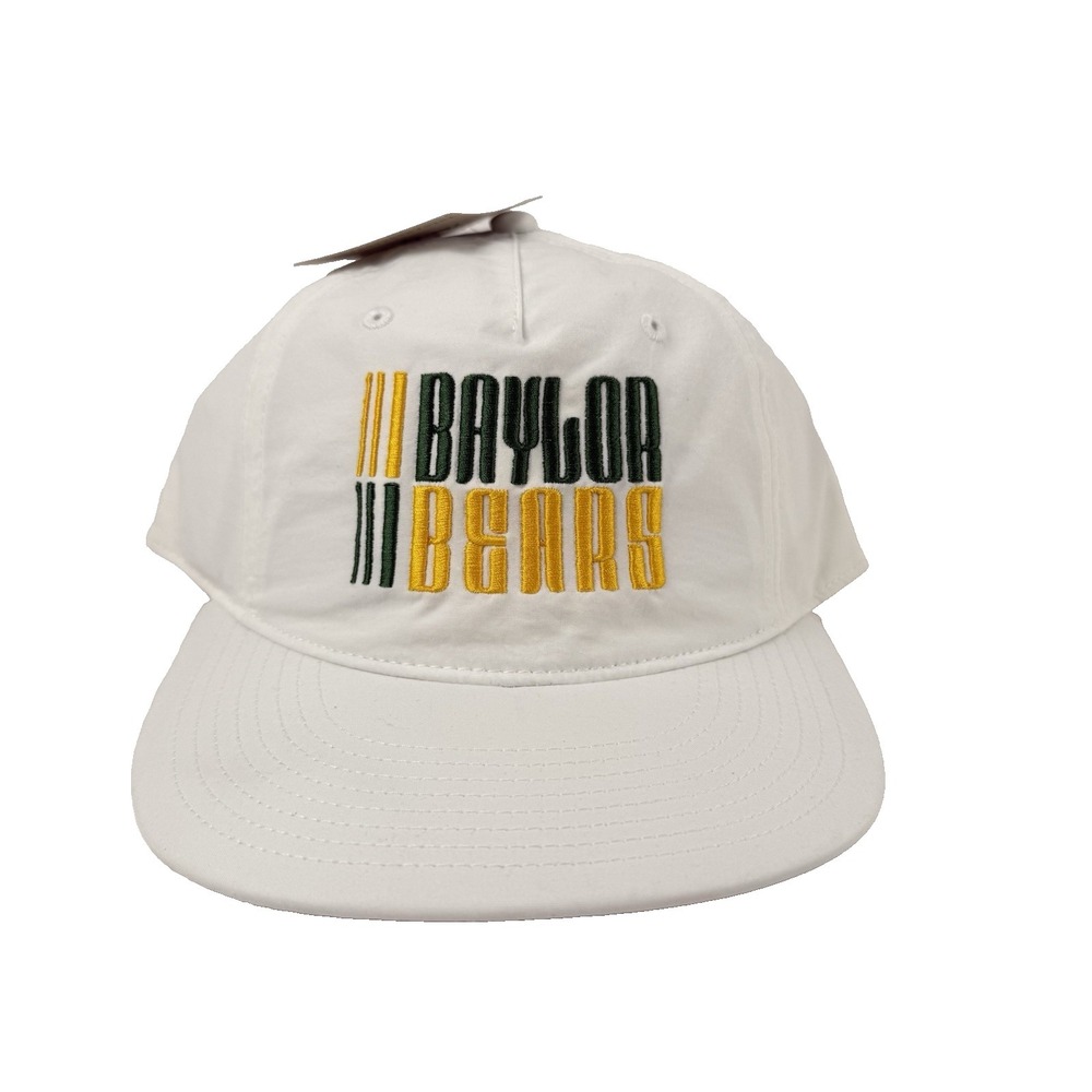 Baylor University Hat Bears Football White Cap Snapback The Game NCAA Sports NEW